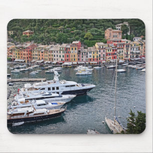 Italienisches Hafendorf - Portofino - Mousepad