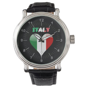Italienisches Herz Armbanduhr