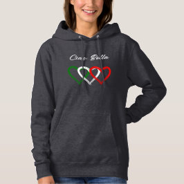Italienisches Herz | Ciao Bella | Ihr Text Hoodie
