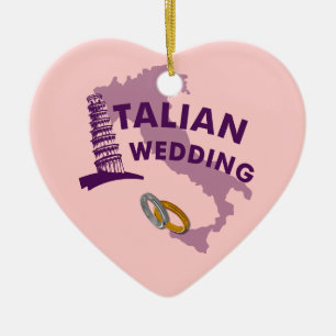 Italienisches Hochzeitsornament Keramikornament