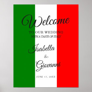 Italienisches Hochzeitssymbol Poster