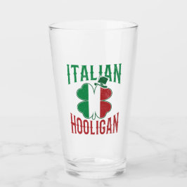 Italienisches Hooligan-Kleeblatt Glas