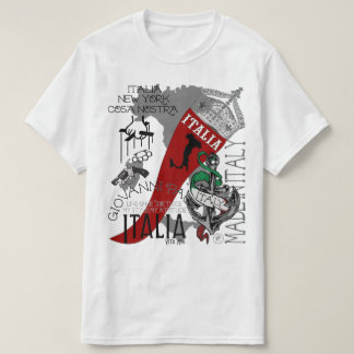ITALIENISCHES HORN-STIEFEL-KRONEN-T-SHIRT T-Shirt