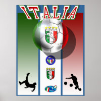 Italienisches Kunstwerk Weltmeisterschaft Fußballs