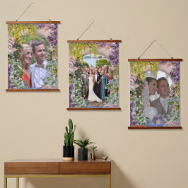 Italienisches Land Zuhause im Freien Wandteppich Mit Holzrahmen