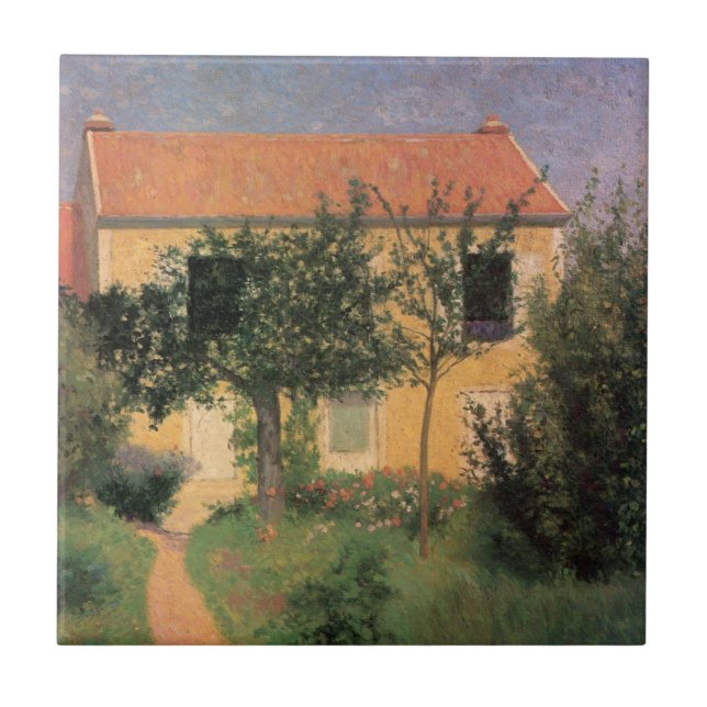 Italienisches Landhaus mit rotem Dach Fliese (Vorderseite)