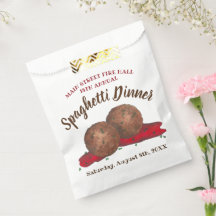 Italienisches Meatballs Spaghetti Wohltätigkeit Ev