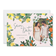 Italienisches Mittelmeer Lemon Pink Wedding