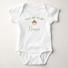 Italienisches Nonna Baby-Shirt Baby Strampler