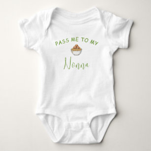 Italienisches Nonna Baby-Shirt Baby Strampler