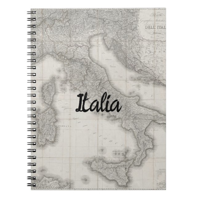 Italienisches Notebook Notizblock (Vorderseite)