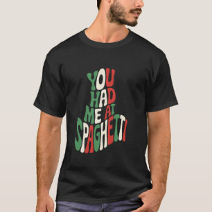 Italienisches Nudel-Liebhaber-Design für Spaghetti T-Shirt