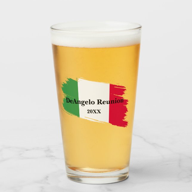 Italienisches Party Glas (Vorne (Gefüllt))