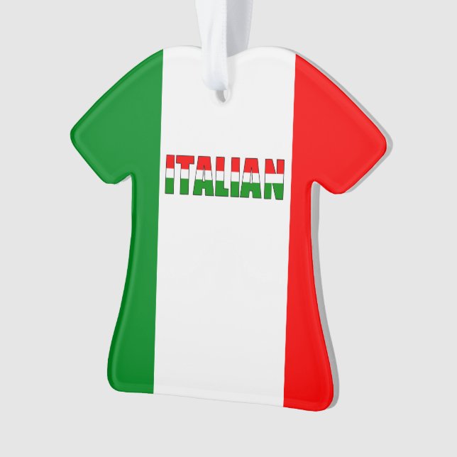 Italienisches personalisiertes ornament (Vorderseite)