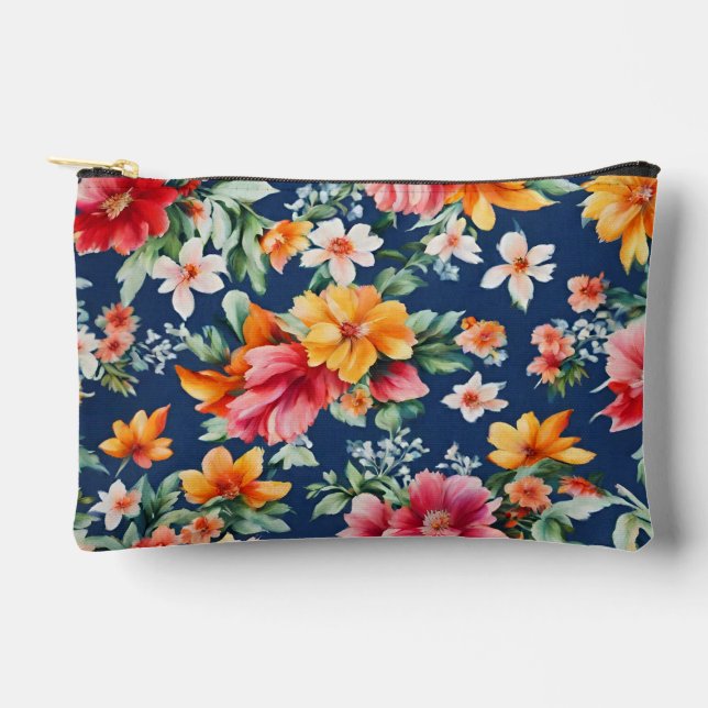 Italienisches Phantastisches Sommerlicht-Blumenmus Zubehörtasche (Vorderseite)