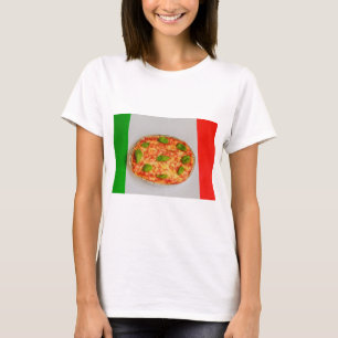 ITALIENISCHES PIZZA-DAMEN BASIC T-SHIRT