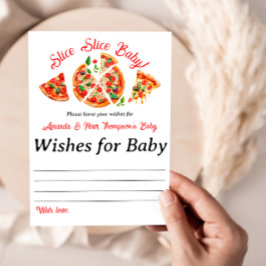 Italienisches Pizza Party Slice Slice Baby Showspi Einladung