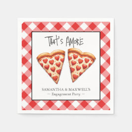 Italienisches Pizza Party Tableware Serviette