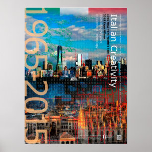 Italienisches Poster "Kreativität 2015"