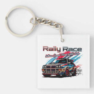 ITALIENISCHES RALLYERENNEN - WENN GESCHWINDIGKEIT  SCHLÜSSELANHÄNGER