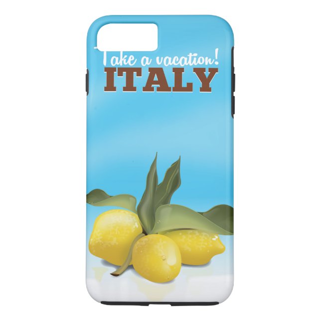 Italienisches Reiseplakat Case-Mate iPhone Hülle (Rückseite)