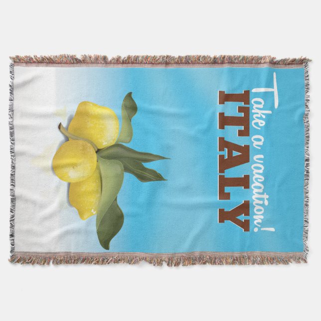 Italienisches Reiseplakat Decke (Vorderseite)