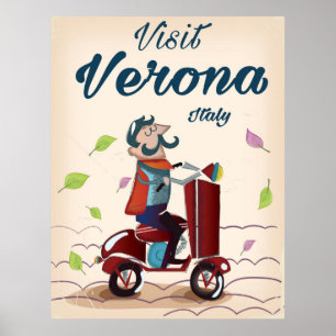 Italienisches Reiseplakat für Roller Poster