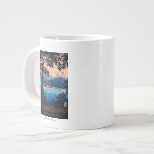 Italienisches Reiseplakat Jumbo-Tasse