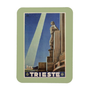 Italienisches Reiseplakat Vintager Magnet