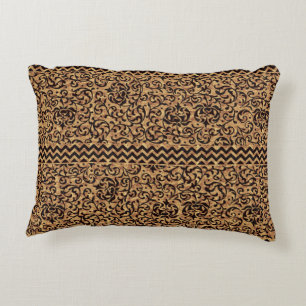 Italienisches Renaissance-Goldblumenmuster Zierkissen