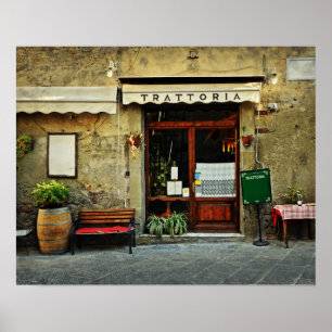 Italienisches Restaurant Poster