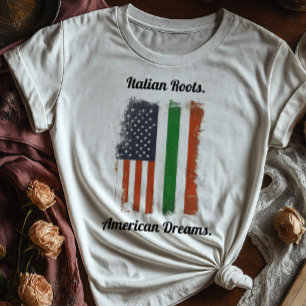 Italienisches Roots American Dreams Shirt   Zwei F