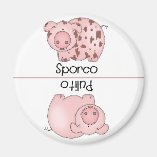 Italienisches sauberes schmutziges magnet