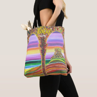 Italienisches Schloss am Meer Tote Art Bag