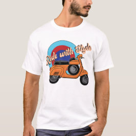 Italienisches Scooter-Shirt | Vintage Stylesfahrt T-Shirt