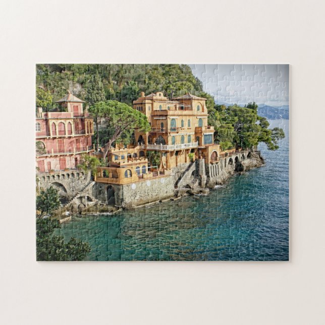 Italienisches Sommerhaus - 11x14 - 252 Stk. Puzzle (Horizontal)