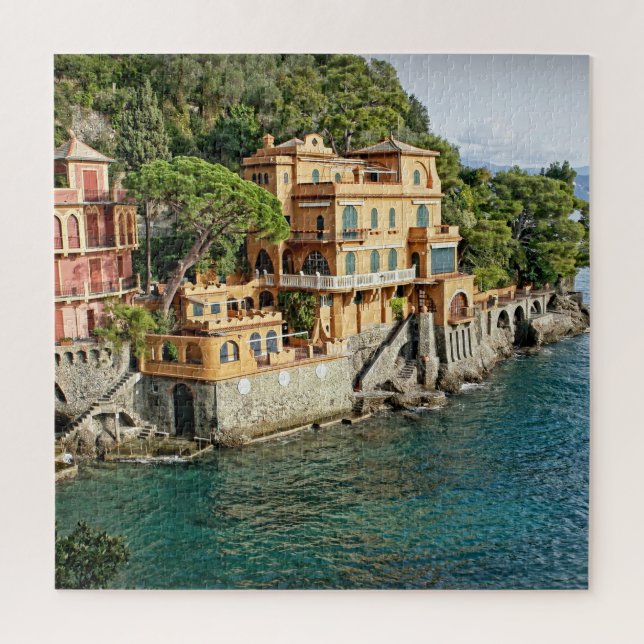 Italienisches Sommerhaus - 20x20 Zoll - 676 Stk. Puzzle (Vertikal)