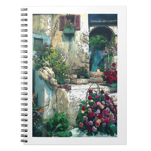 Italienisches Steps#2-Notebook Notizblock (Vorderseite)