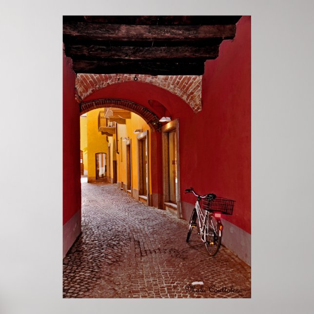 Italienisches Street Poster (Vorne)