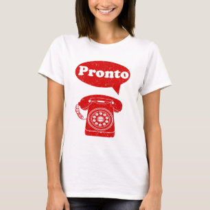 Italienisches Telefon Pronto T-Shirt