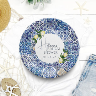 Italienisches Themenpapier Elegantes Brautparty Pappteller