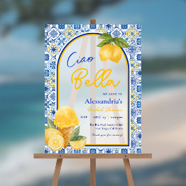 Italienisches Tiles Lemon Ciao Bella Brautparty Acrylschild