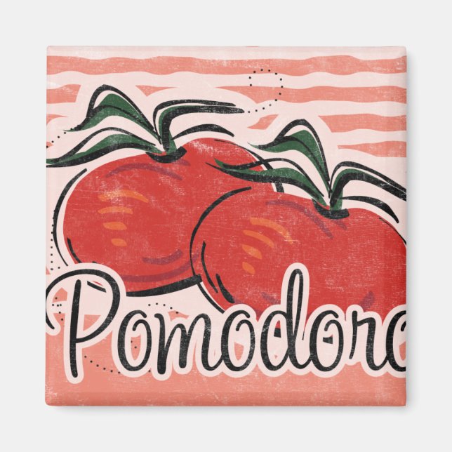 Italienisches Tomato Kitchen Magnet (Vorne)