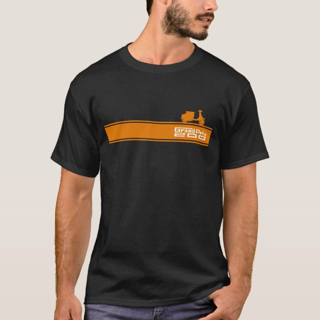 Italienisches Vespa-Roller-T-Shirt T-Shirt (Vorderseite)