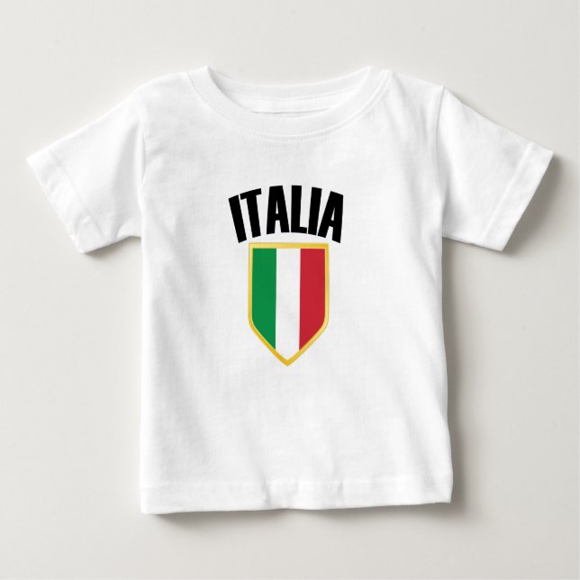 Italienisches Wappen - Italienische Flagge Baby T-shirt (Vorderseite)