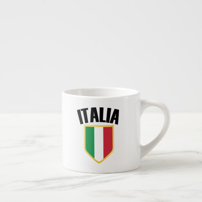 Italienisches Wappen - Italienische Flagge Espressotasse (Rechts)