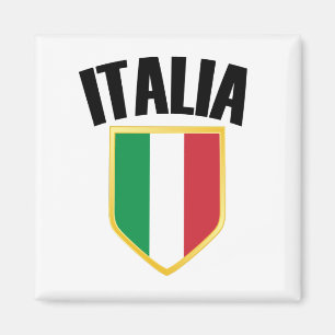 Italienisches Wappen - Italienische Flagge Magnet