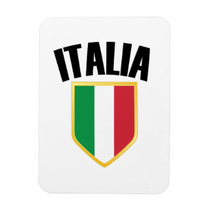 Italienisches Wappen - Italienische Flagge Magnet