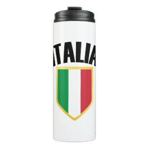 Italienisches Wappen - Italienische Flagge Thermosbecher
