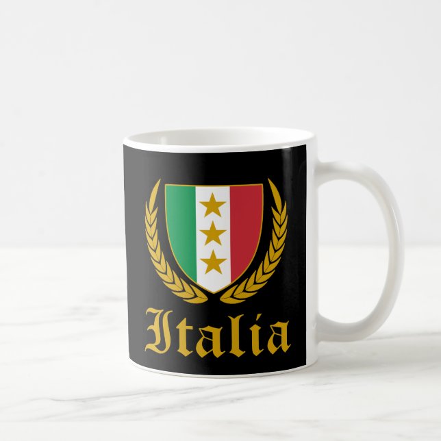 Italienisches Wappen Kaffeetasse (Rechts)